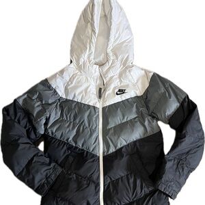Nike White Puffer Jacket